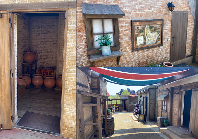 Fotos da vila em Dragon Quest Island